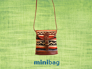 Borsetta a tracolla in kilim - Minibag