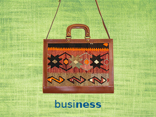 Borsa a tracolla in kilim - Business